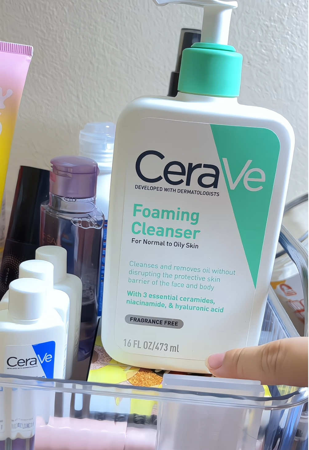 Trả lời @Bảo ngọc💗  Dùng OK lắm nha #suaruamat #cerave #skincare #suaruamatdadaumun #dadau #lamdep #goclamdep 