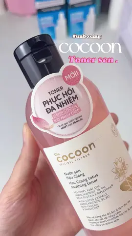Da bị stress, kích ứng? Có Toner sen Cocoon lo 😌#lamdep #beauty #cocoon #toner #viral#vir 