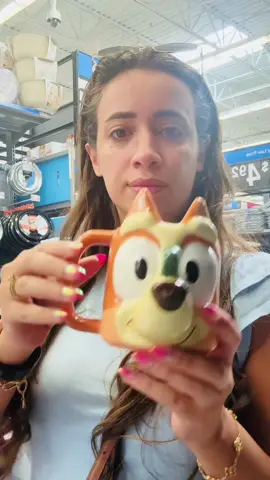 How do you drink from this mug?🫣😂 #bluey #walmart #mug #fyp #funny 