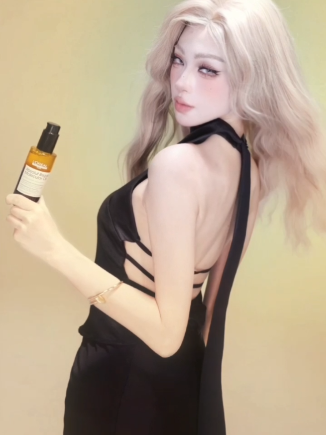 你读这句话的时候属于我#欧莱雅PRO瞬顺摇摇油 