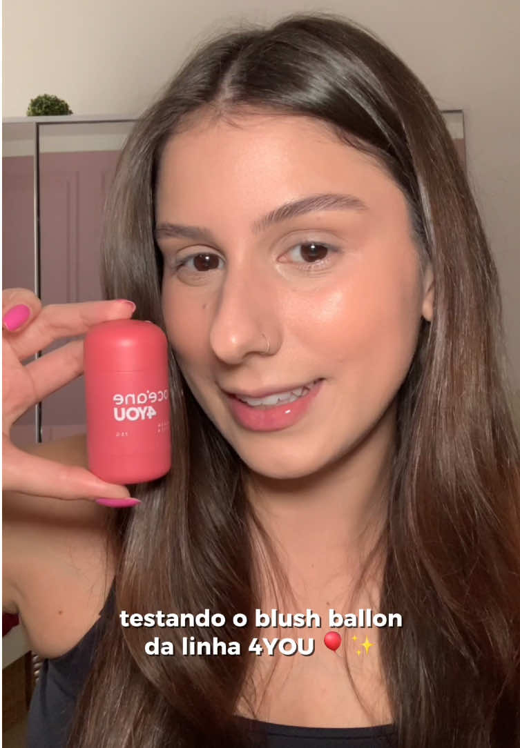 amigas hoje é o lançamento oficial do blush novo da @Océane Brasil no site deles!!! 🥳✨🎉🤌🏻  temos cupom de desconto: GABIEUGENIO  #lançamento #oceane #linha4you #4you #blush #stick #ballon #fy 