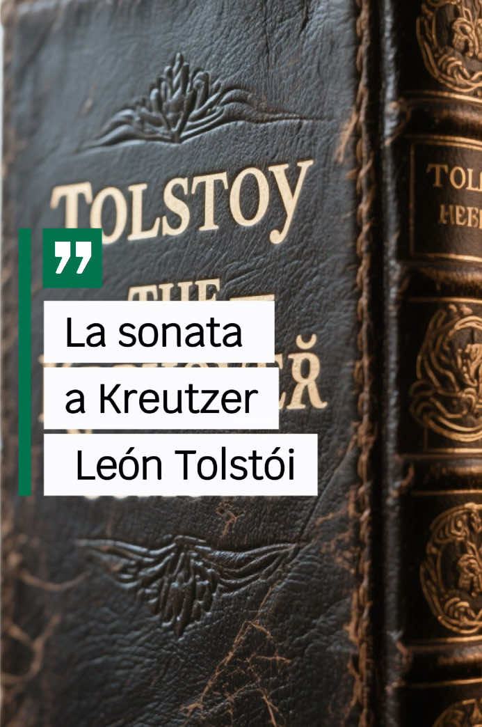 La sonata a Kreutzer de León Tolstói es una novela corta publicada en 1889 que combina relato, crítica social y reflexión moral. Literatura Filosofía Psicología #parati #cuentos #filosofia #reflexiones #libros 