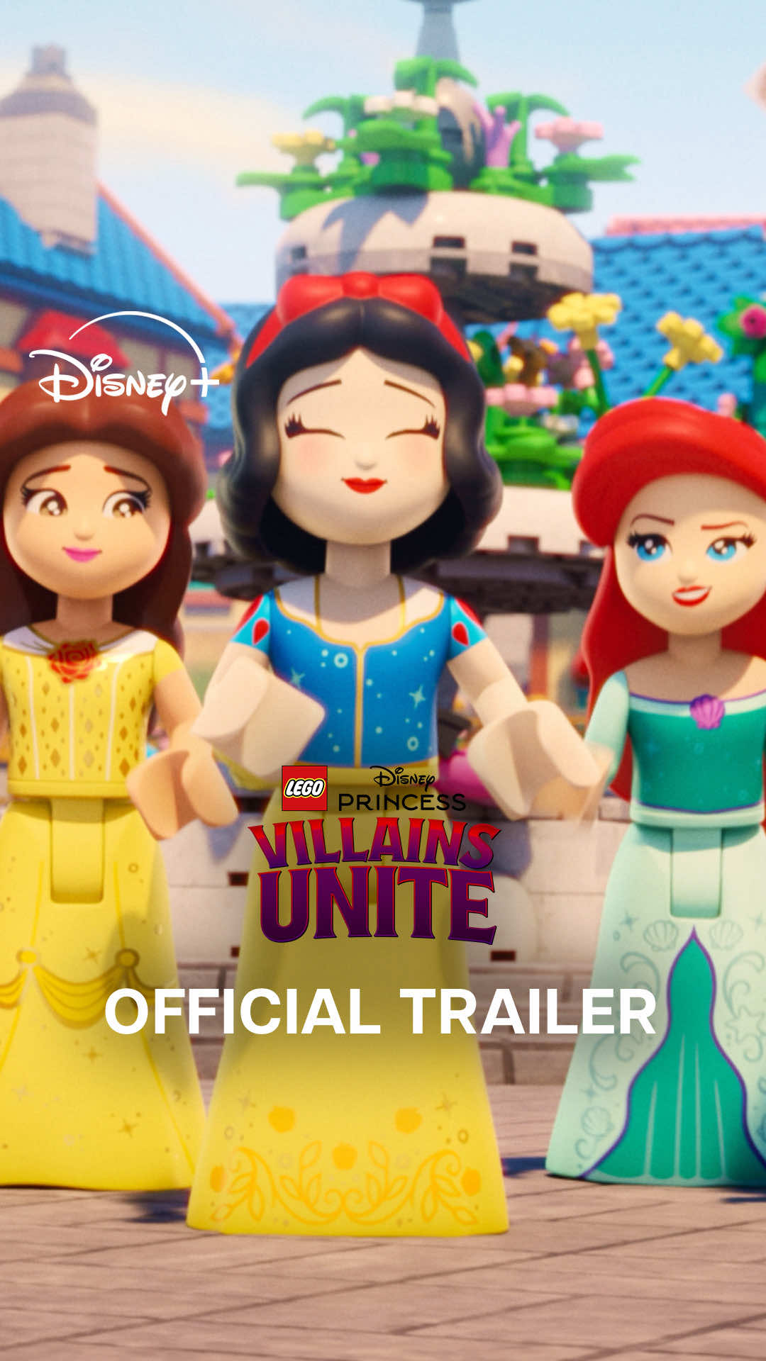 The LEGO Disney Princesses are back! 👑 The LEGO Disney Princess: Villains Unite original special is available August 25 only on @Disney+!