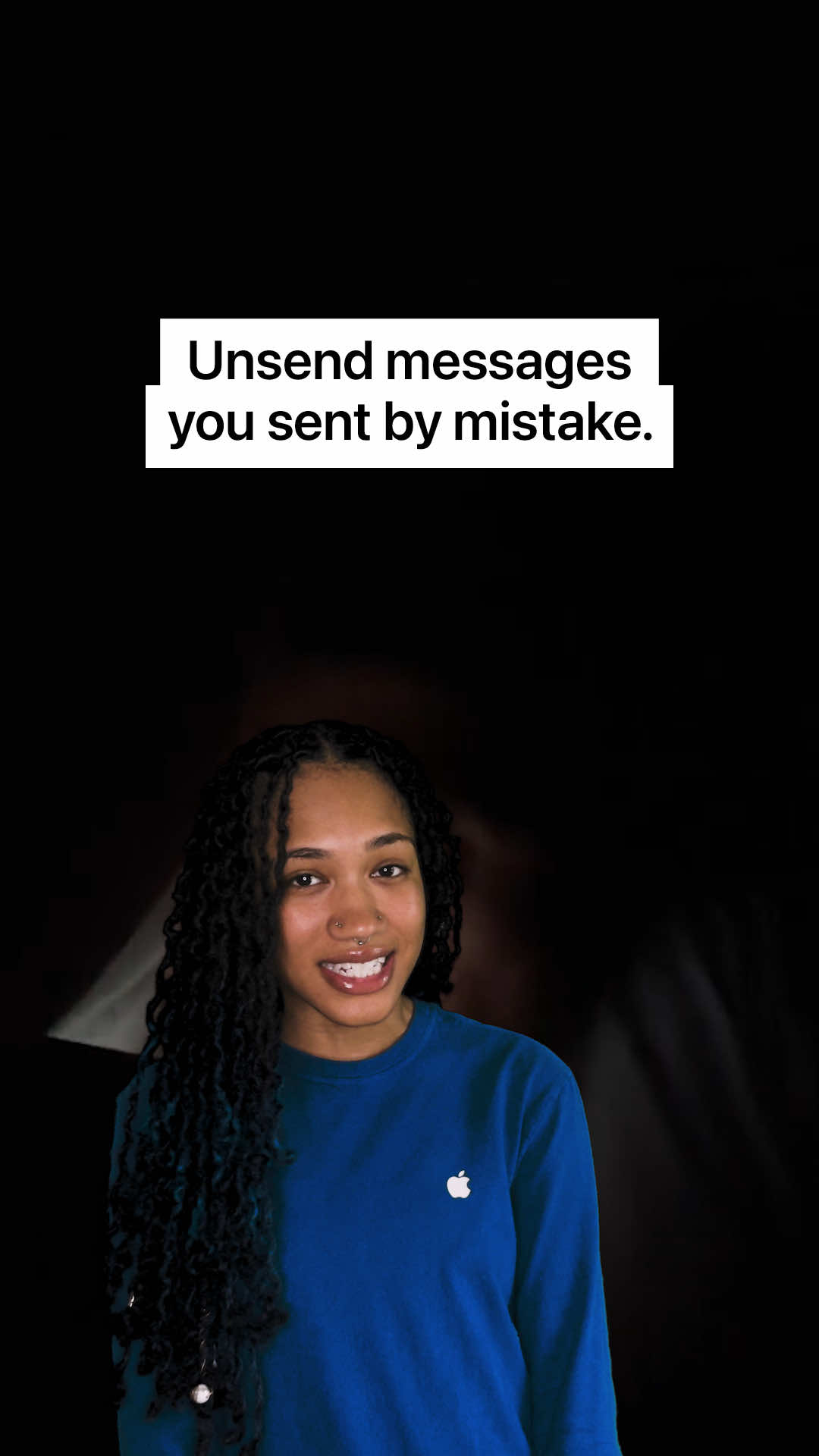 Unsend messages you sent by mistake. #iPhone #iPhoneTips #UndoSend #AppleStore 
