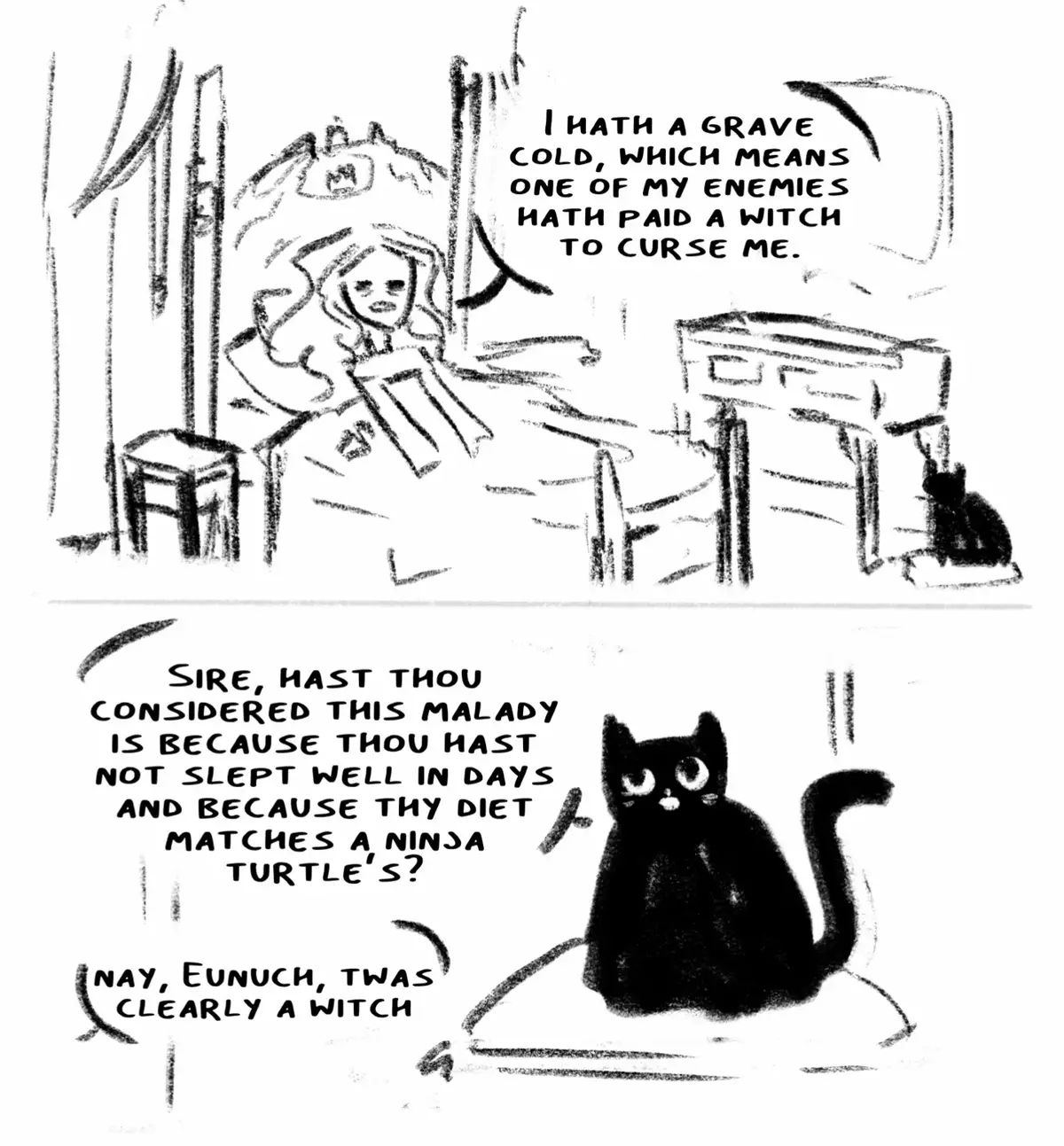 (edit i didnt realise tiktok cropped images lol) i kinda accidentally started this tumblr webcomic based off me and my cat, just started posting it on webtoon too!! here’s some of my faves (p.s. ignore the bad grammar on the first one, i’ve learnt since then LOL)  #cats #comic #comics #webtoon 