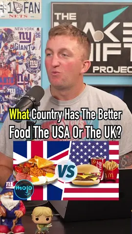 Which Country Has Better Food, The USA Or The UK?! #fyp #usa #uk #food #cuisine 