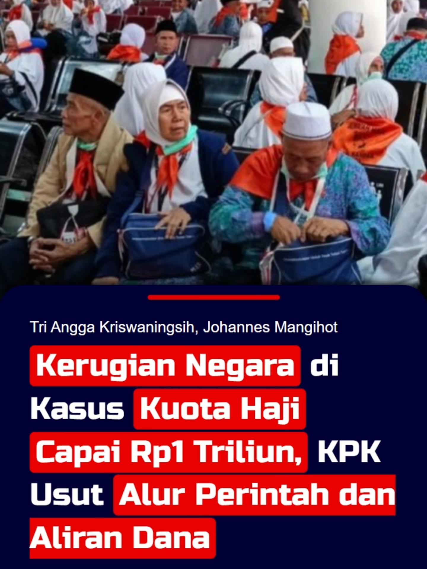 Kerugian Negara di Kasus Kuota Haji Capai Rp1 Triliun, KPK Usut Alur Perintah dan Aliran Dana Komisi Pemberantasan Korupsi (KPK) mengungkapkan kerugian negara akibat kasus dugaan korupsi kuota haji 2023-2024 mencapai Rp1 triliun lebih. Juru Bicara KPK Budi Prasetyo menjelaskan hitungan awal dugaan kerugian negara dalam kasus korupsi kuota haji 2023-2024 lebih dari Rp1 triliun. Budi menyatakan, KPK belum menetapkan tersangka dalam kasus ini dan masih dibutuhkan langkah-langkah penyidikan dalam menetapkan pihak yang dimintai pertanggungjawaban. Budi menjelaskan proses yang didalami penyidik yakni, terkait perintah penentuan kuota hingga apakah ada aliran uang ke pihak tertentu.  Sahabat KompasTV juga bisa memperoleh informasi terkini melalui website www.kompas.tv. #kpk #kasuskuotahaji #kuotahaji #kerugiannegara #korupsi #kementerianagama #kemenag