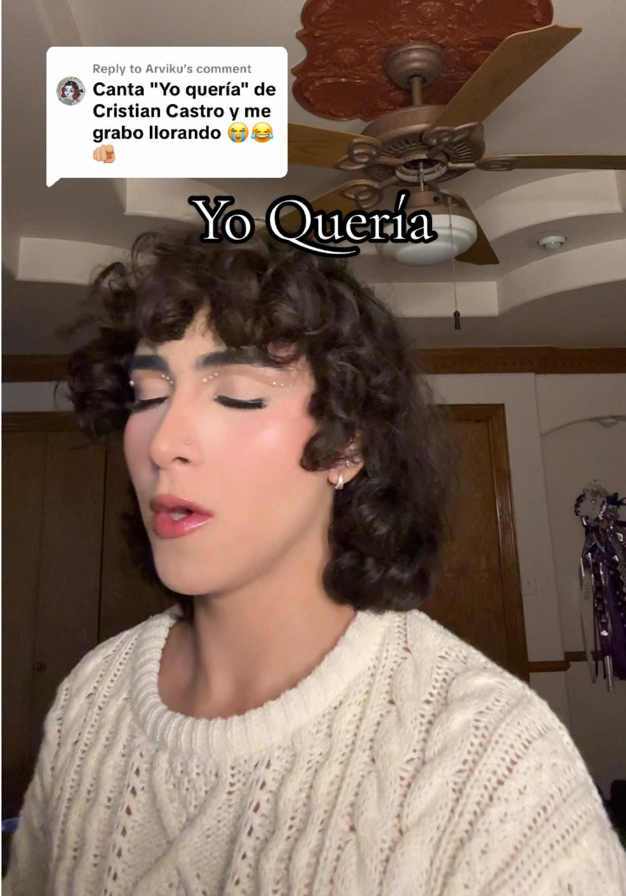 Replying to @Arviku Yo Quería - Cristian Castro ❤️ #yoqueria #cristiancastro #cover #paratii 