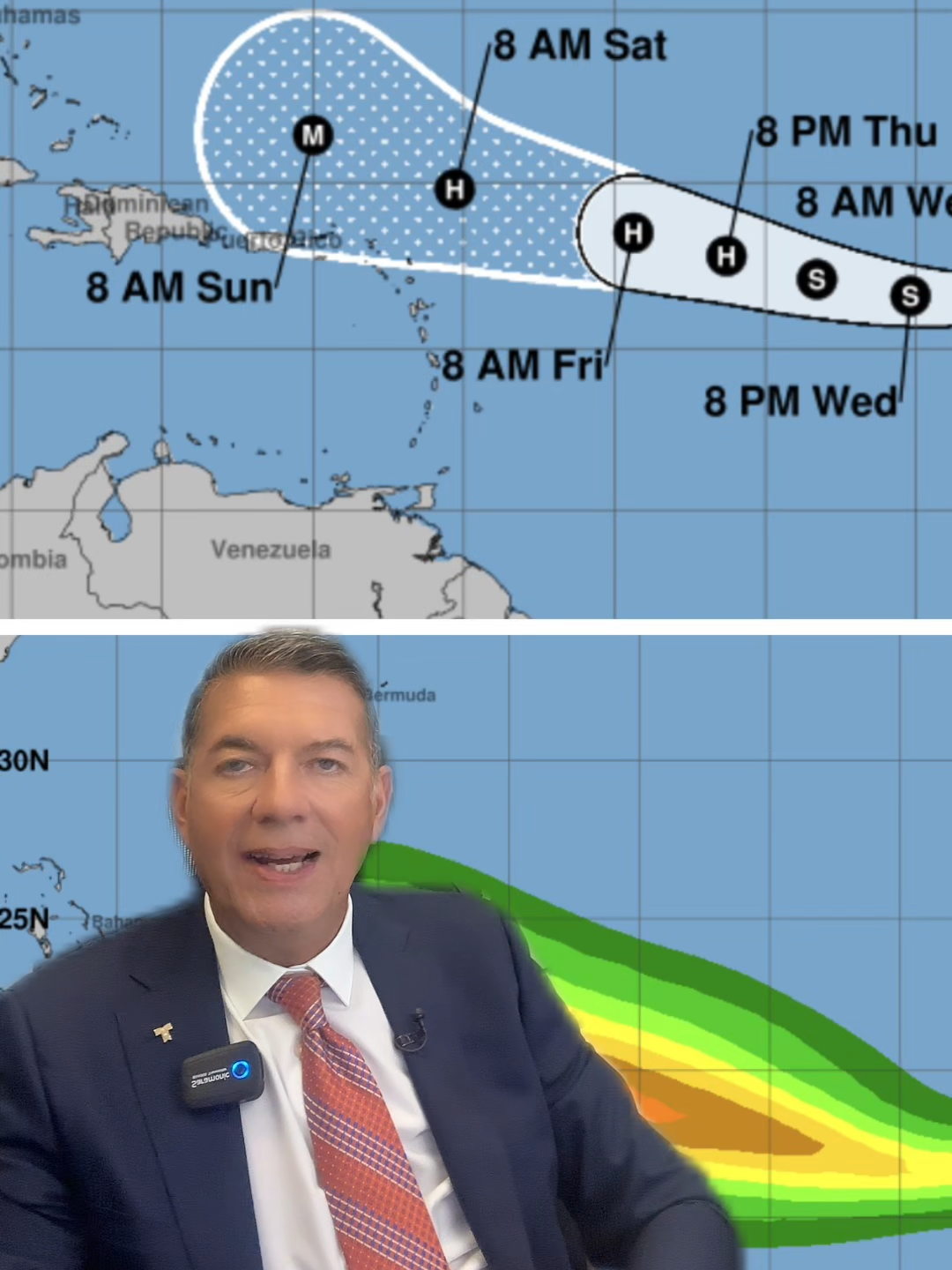 Tormenta Erin | Roberto Cortés con detalles del boletín de las 11am. #laautoridadeneltiempo