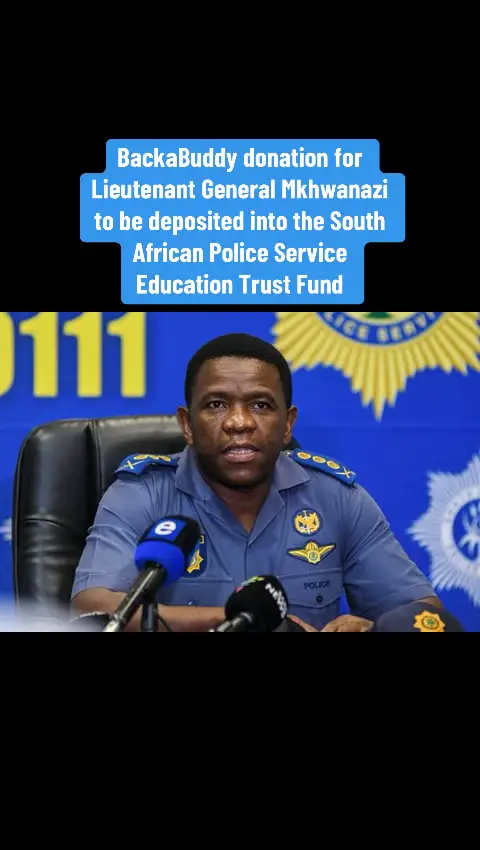 The Office of the KwaZulu-Natal Provincial Commissioner, Lieutenant General Nhlanhla Mkhwanazi, is awaiting approval from the Office of the National Commissioner to allow donated BackaBuddy funds, raised through a donation campaign by prominent X app accounts, to be deposited into the South African Police Service Education Trust (SAPSET) account, as per the directive of the Provincial Commissioner. Once approved, these funds will be used to support the educational needs of children of police members who died in the line of duty. Lieutenant General Mkhwanazi extends his sincere gratitude to everyone for their generous support and contributions