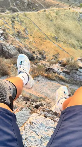 Enjoying the sunset 🌇 #fyp #sunset #city #Outdoors #Hiking 