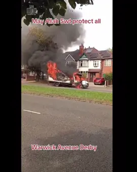 Van On Fire🚐🔥💨 Location📍Derby, Warwick Avenue #Str8OuttaNormanton #Derby #Van #Fire #FYP