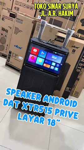 Speaker Android TV satu satunya di medan DAT XTR-515 #datxtr515 #speakerandroid #speakerdat #speakerbluetooth #sepakerkaraoke 