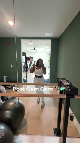 After Gym Care 🧼🫧 #_shavone_ #blackcontentcreator #minivlog #fyp #hygiene 
