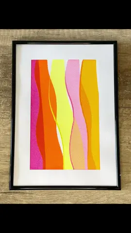 A little bit of sun, a whole lot of happiness ☀️ #acrylic #abstract #painting #color #art 