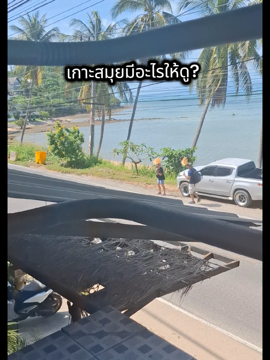มีทุกอย่างให้ดูจริงๆ😆#kohsamui #สายฝอ #ที่เที่ยวเกาะสมุย 