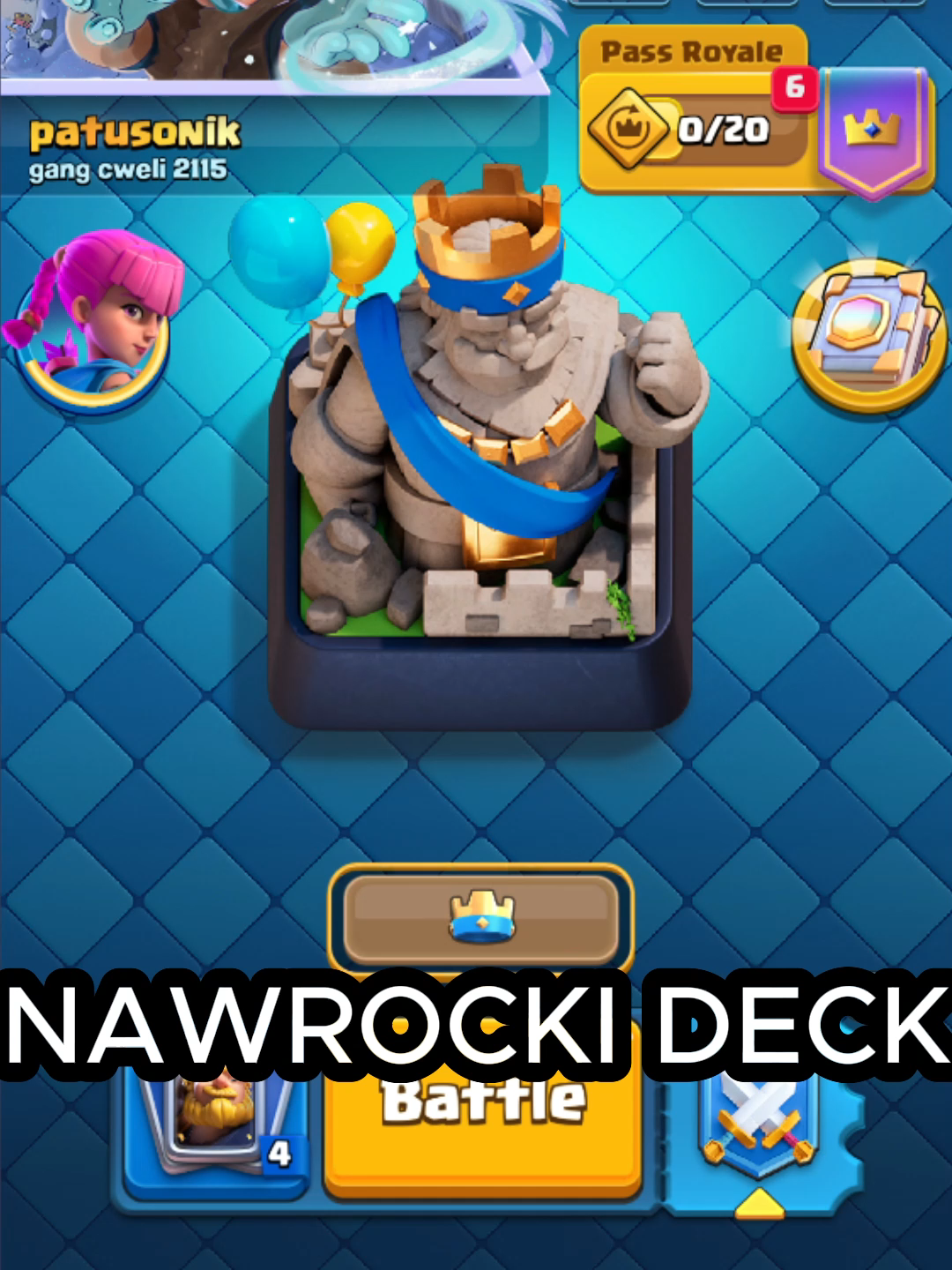 nawrocki deck #prezydent #cr #clashroyale #clash #royale #sigma