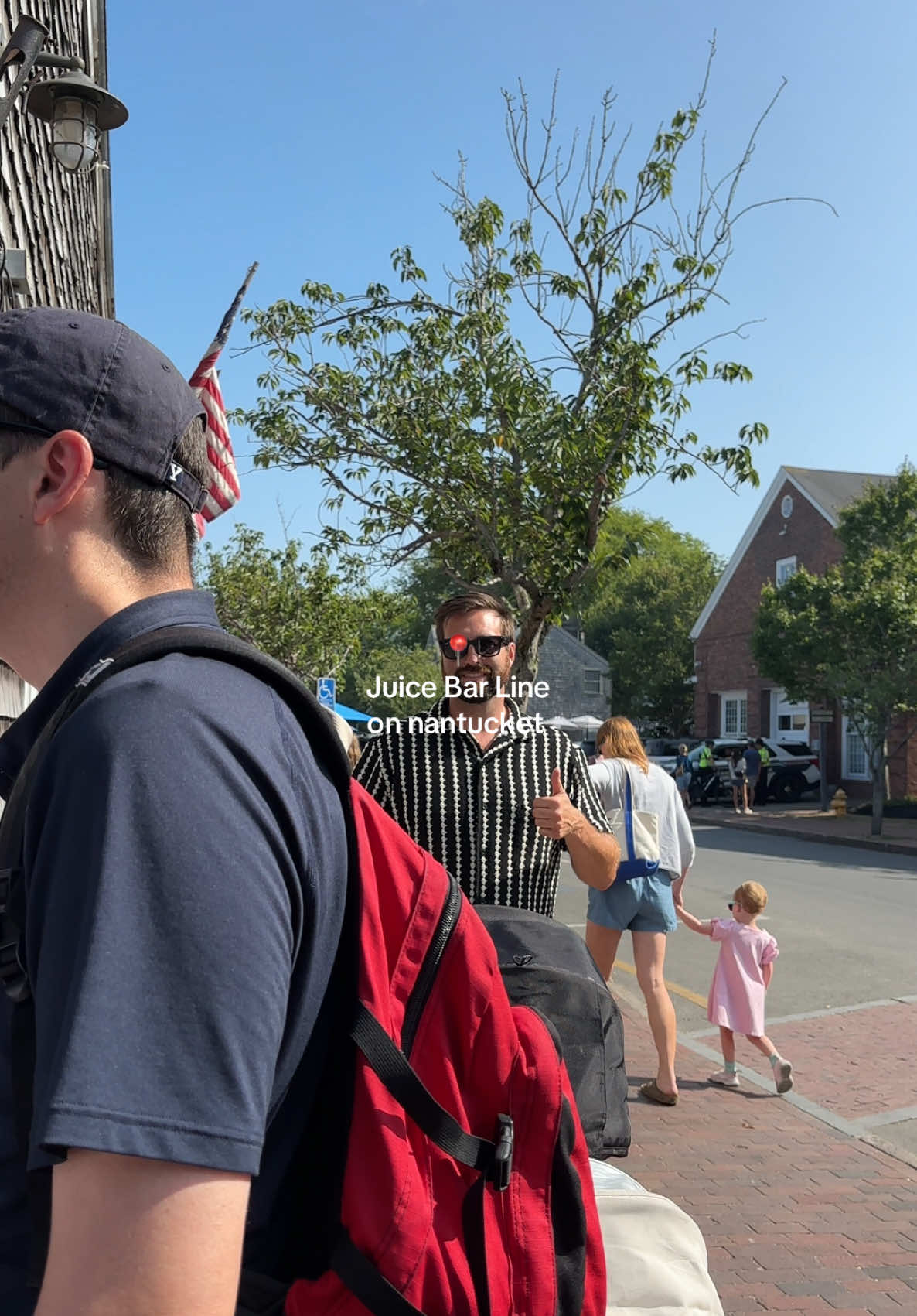 can someone explain to me why this line is always like this and why does a SINGLE kids scoop of ice cream cost $13 🤣🤣🤣 still gonna pay it but i need answers lmao they are racking it in over at the juice bar lol #nantucket #funny #juicebar 