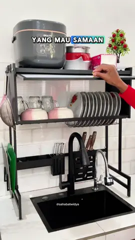 Rak dapur pengering/rak piring wastafel,rak wastafel cuci piring Dengan rak ini dapur jadi rapi kelihatan Aesthetic  #rakdapur #rakwastafelcucipiring #rakserbaguna #rakcucipiring #rakminimalis 