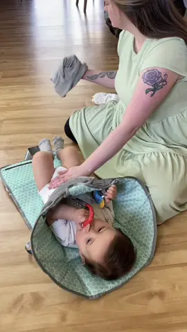 Long and wide for toddlers, soft for babies, and ready for the busy stage. 🙌. The playtime changing pad is guaranteed to last through every stage of diapering.  You can find in in our bio. 
