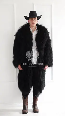Felix | Men’s Luxury Mongolian Lamp Fur Coat With Collar made in your measurements 🪡✂️ #switzerland🇨🇭 #mongolianlamp  #furcoat #london #newyork 