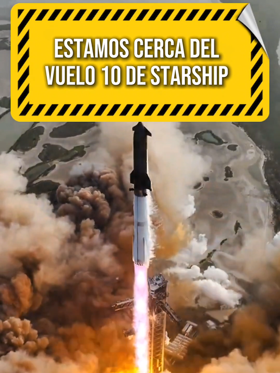 Estamos cerca del vuelo 10 de Starship: así pasó SpaceX de la explosión durante el encendido estático en Massey a remover la plataforma, realizar dos pruebas de motores —una con 1 motor y otra con los 6— y ahora estar a días de un nuevo lanzamiento histórico sorry por tardarme en subir videos. Estuve muy ocupado  #viral  #starship  #cohete #nasa #spacex 