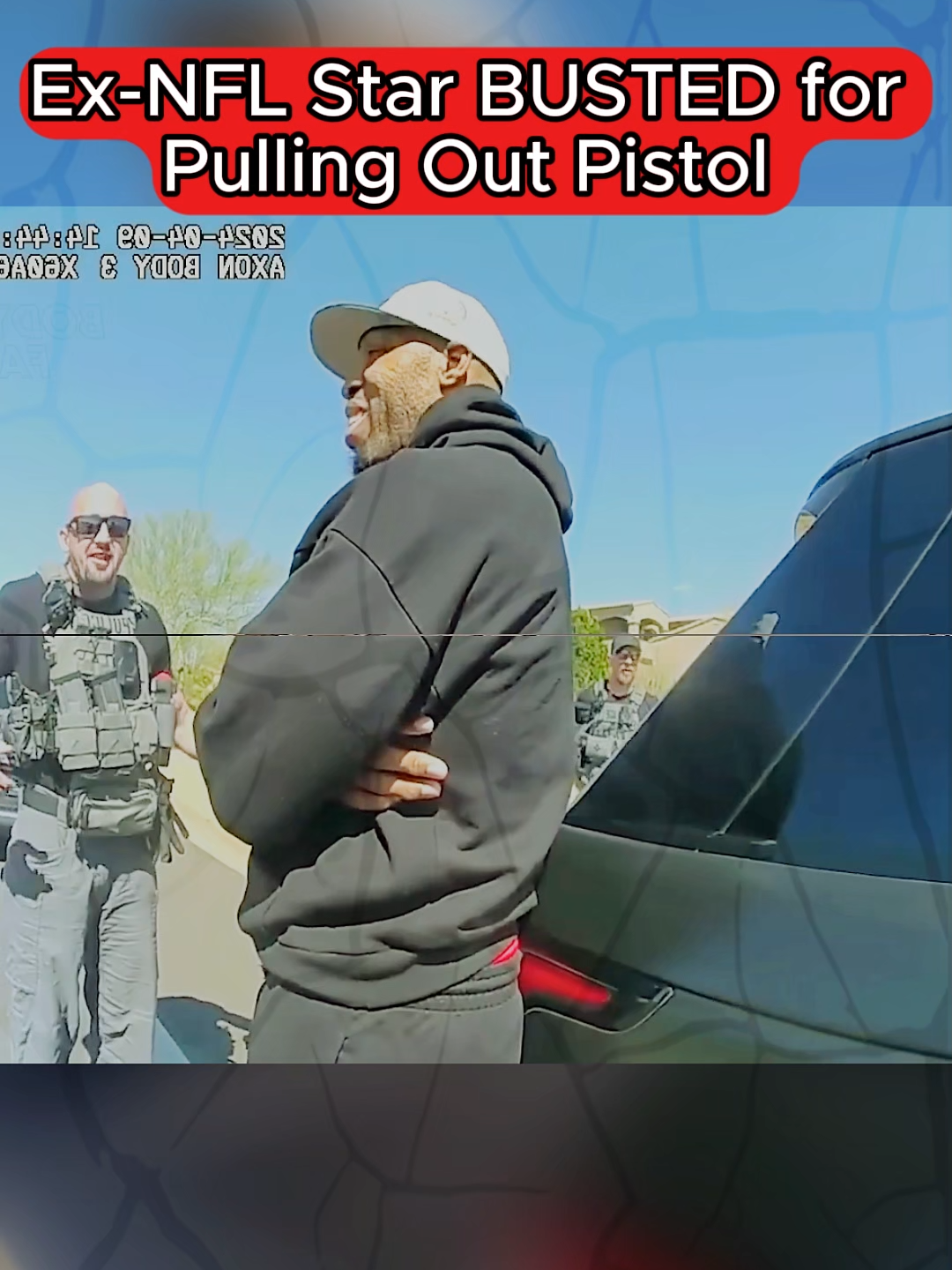 Ex-NFL Star BUSTED for Pulling Out Pistol #fpy #foryou #foryoupage #cops #police #viral #hottren #copsoftiktok #bodycam #fyp