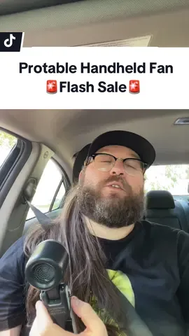 Beat the heat and the hot flashes with this little remote handheld fan. 5 speed levels, usbc charging, and a neck strap to hold it up. They are on sale right now during the time of posting this video. 49% off!! Only about 10 bucks for one. Price is subject to change.  #fan #portablefan #handheldfan #hotflashes #tiktokshopbacktoschool 