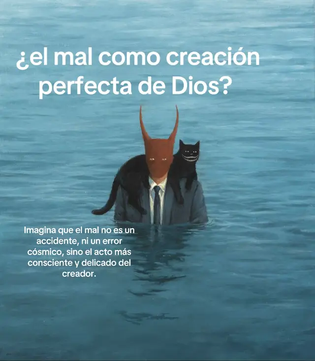 #MalPerfecto #CreaciónDivina #DiosYElMal #FilosofíaOscura #LibreAlbedrío