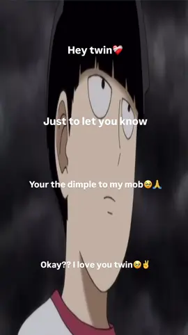 ||• #mob & #dimple •|| I love twin🥹✌️ dimple and mob are so goated I love them both so much😔🙏 #mobpsycho100 #mp100 #shigeokageyama 
