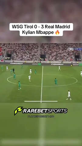 Kylian Mbappe makes it 3-0🔥 #mbappe #realmadrid #wsgtirol #fyp #kylianmbappé 