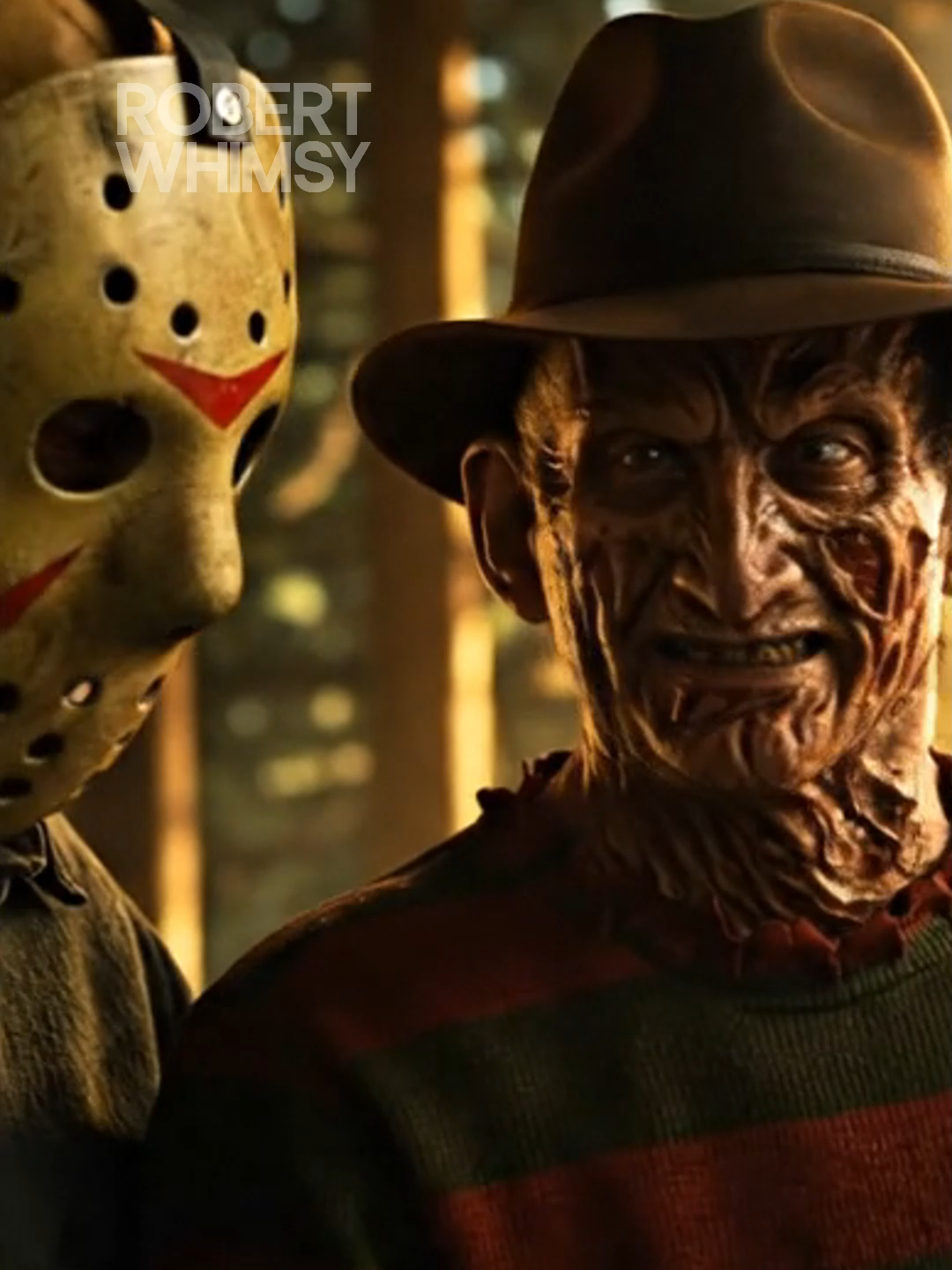 —¿Sabes por qué se llama Papá Noel? 😂 #freddykrueger #jasonvoorhees #chistesdetiktok #comedia #risas #robertwhimsy #divertido #tendencia #fyp #chiste