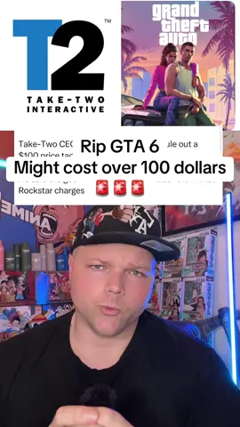 Rip GTA 6 might cost over 100 dollars🚨 #gta6 #foryou