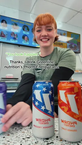 YUMM! can’t get enough of these all natural energy drinks! 🤯 #1stphorm #greenlinenutrition #energydrinks #SmallBusiness #yum 