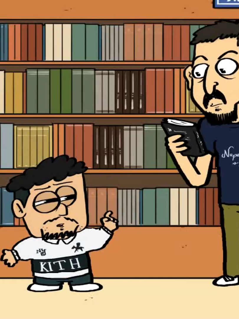 Leíste muchos libros de Sacheri vos?📚 #humor #animacion #plm #sacheri