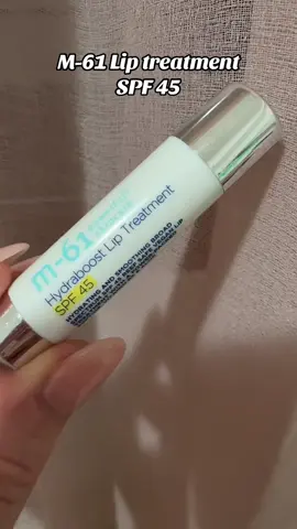 My favorite lip treatment either SPF45 is the @M-61 Skincare Lip Treatment. #fyp #lipbalm #liptreatment #lips #chapstick #spf45 #spf #sunscreen #sunprotection #bluemercury #skincare #skincareproducts 