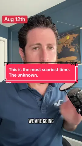 This is the most scariest time. The unknown. 