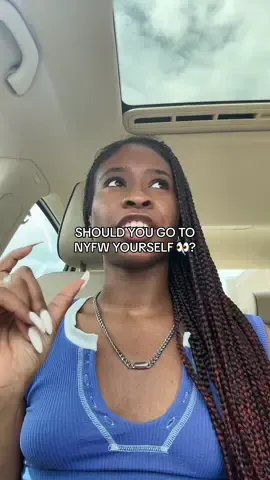 Replying to @Handsome girly Starting a little series on my TikTok to help you guys get to Fashion Week this year w/ me!! Posting tips, and other things on my ig soon so stay tuned! ❤️‍🔥 #fyp #nyfw #nyfwtips #blackgirltiktok #fashionweek 
