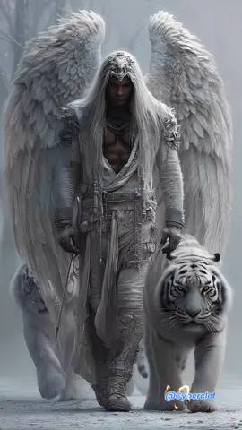 The Fallen Angel and His White Tigers