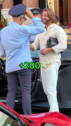 Millionaire Drop Tips in Monaco Just To Park 🤯💸 #monaco #luxury 