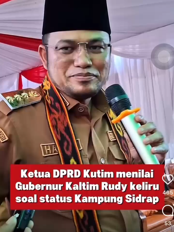 Blunder Lagi Nih… Ketua DPRD Kutim Bantah Pernyataan Gubernur Kaltim soal Status Kampung Sidrap. #Kutim #Bontang #Kaltim #KampungSidrap #Jimmi #RudyMasud #Harum #DPRDKutim #GubernurKaltim #BeritaKaltim #BatasWilayah #DeFacto #DeJure #BeritaTerkini #BeritaDaerah #Katakaltim #SengketaWilayah #PemkotBontang #PemkabKutim #BeritaIndonesia