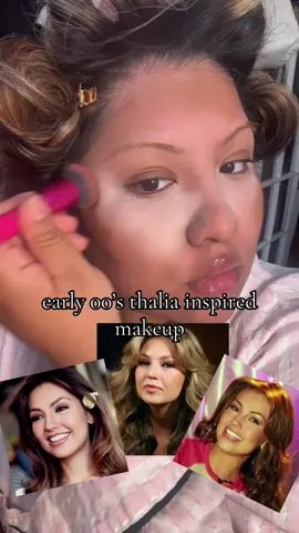 who else should i try to recreate 🙈 #thalia #early2000s #y2k #2000smakeup #underpaintingmakeup 