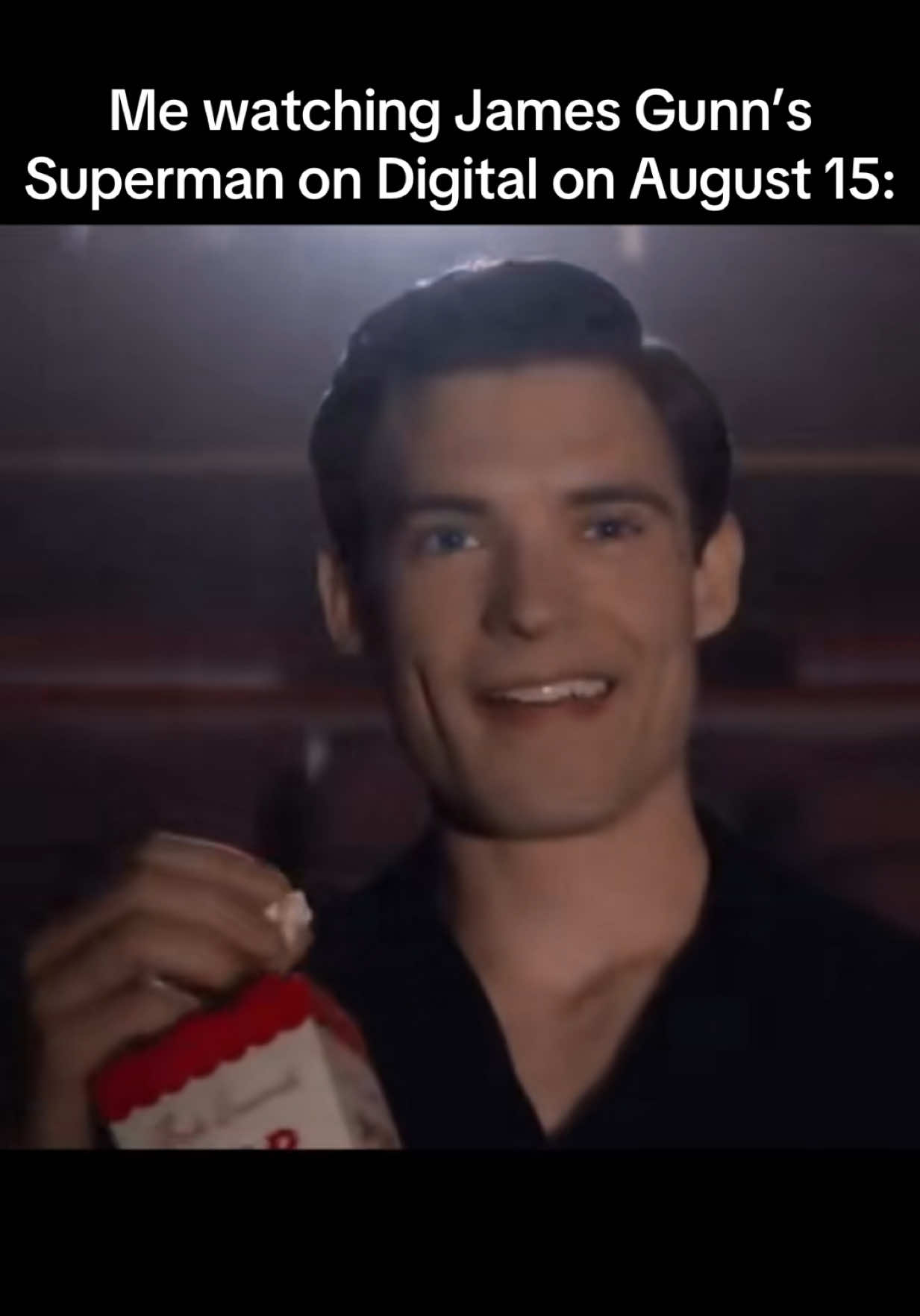 Me watching James Gunn’s SUPERMAN on Digital on August 15 #superman #dcu #blurayangel #digital #streaming