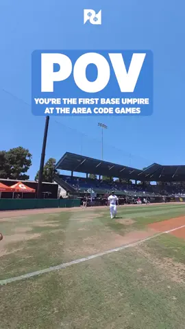 First Base Ump cam at Area code 👀