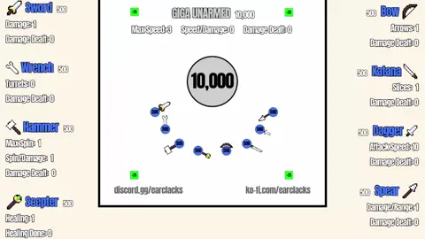 Weapon Ball Raid Boss #7 - GIGA UNARMED #satisfying #simulation #physics #fantasy #rpg