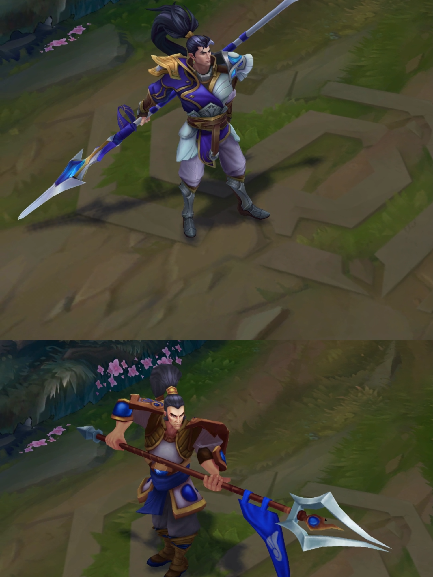 NEW VS OLD Xin Zhao Model Comparison #LeagueOfLegends
