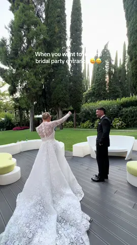 can’t wait to show you their entrance 😅😅 #bridalparty #wedding #fyp #weddingtok #weddingideas 