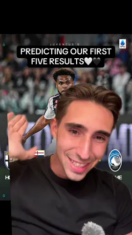Predicting the first 5 results🤍🖤| #greenscreen #fyp #juventus #football #Soccer 