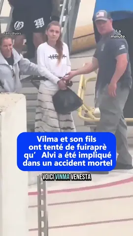 vilma vneshta et son fils ,Alvi limani . ils ont tenté de fuir les reee États Unis après qu’alvi a été impliqué dans un accident mortel le 29 juin 2025.  #drame #arrestation #faitsdivers #franceinfo 