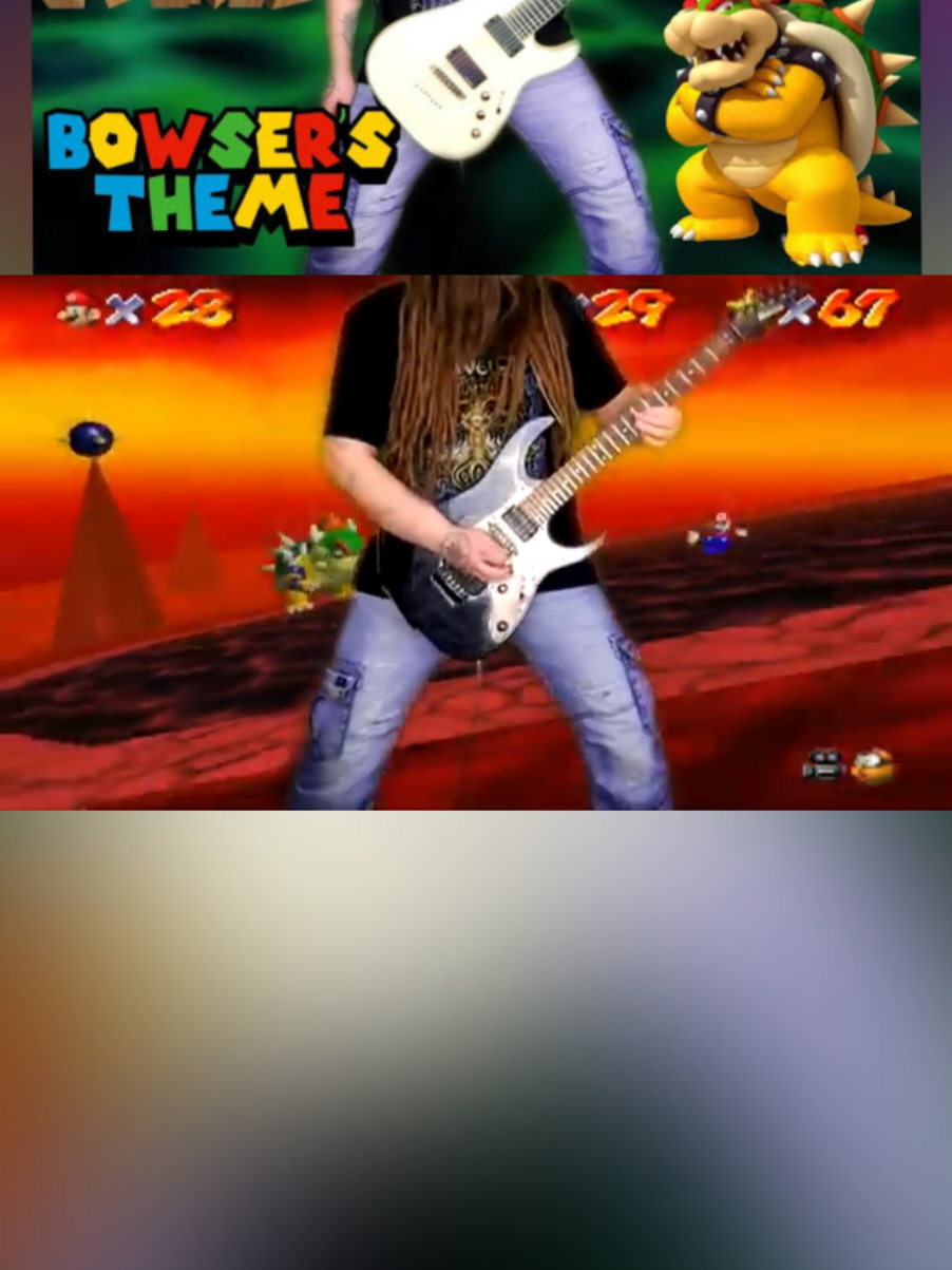 Super Mario 64 - Bowser Boss Battle - Theme/OST (Original Soundtrack)/BGM (Background Music) - Metal Cover Credits: GuitarWanker90  Developer(s): Nintendo  Attention: All covers in this profile were downloaded from YouTube, that is, public domain content, in compliance with TikTok's copyright rules. #supermario64 #videogamemusic #gamesoundtrack #fyyypppppppppp #fyyyyyyyy 